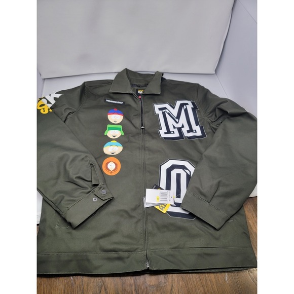 MEMBERS ONLY x SOUTH PARK LIMITED EDITION JACKET - DARK GREEN NWT Size Medium - Picture 1 of 14